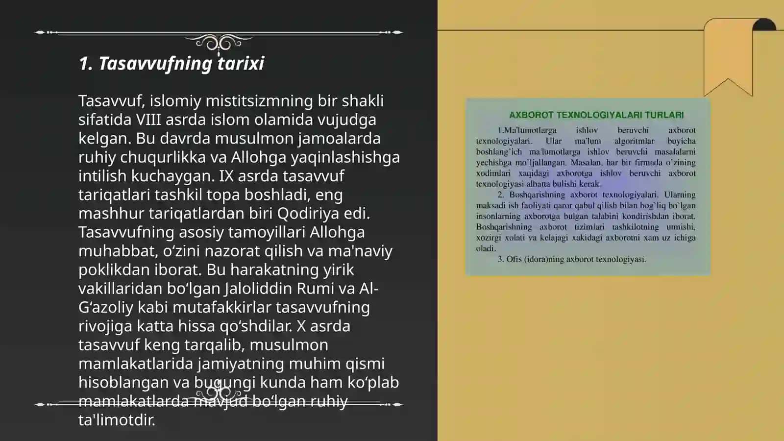 Tasavvuf tushunchasi va uning mohiyati 3