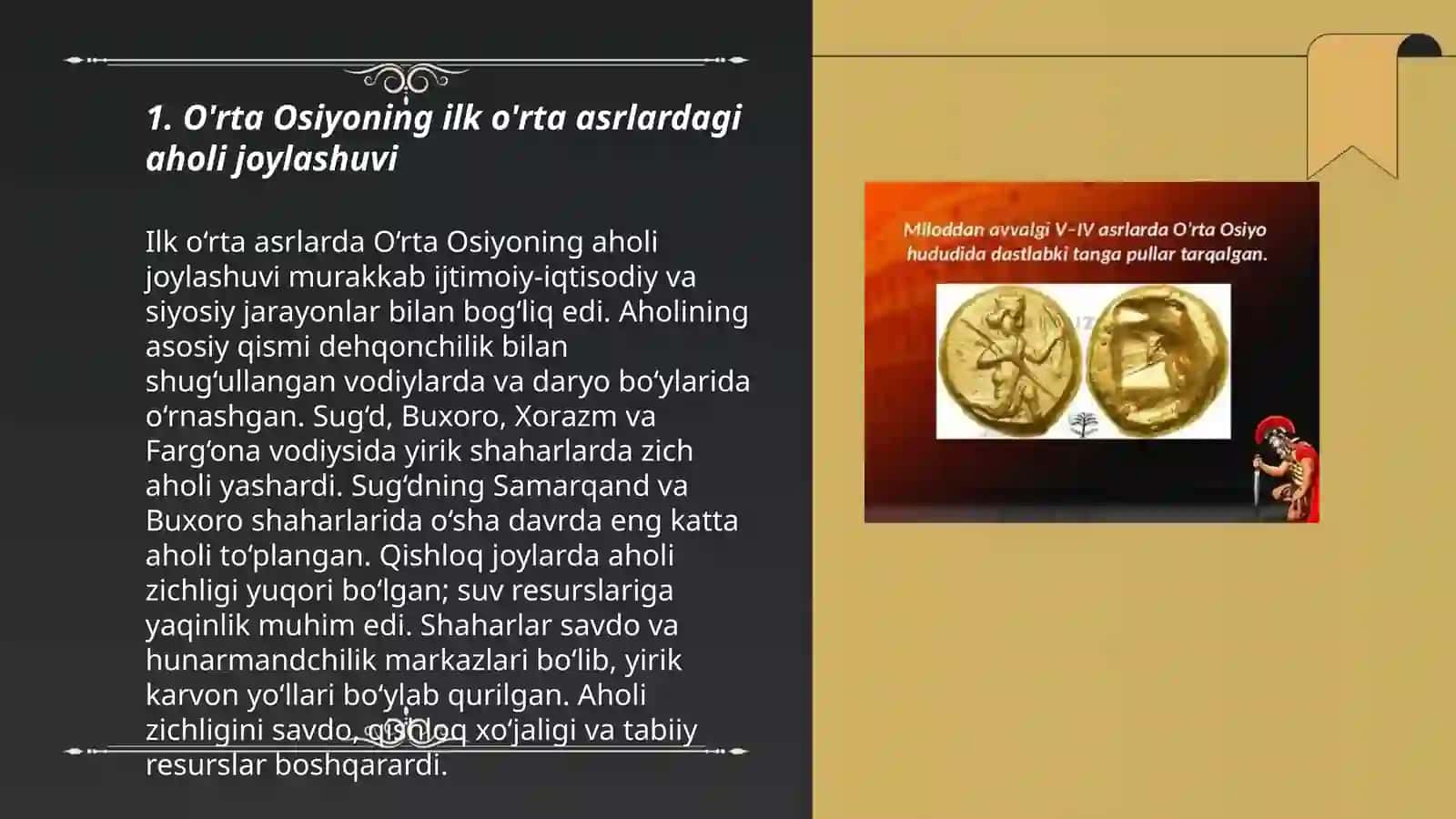 O'rta Osiyoning ilk o'rta asrlardagi tarixiy geografiyasi(IV-VII asrlar) Abdiyev Dilshod 3