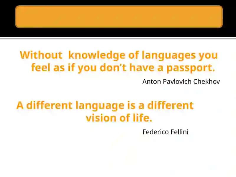 WE LEARN FOREIGN LANGUAGES 3