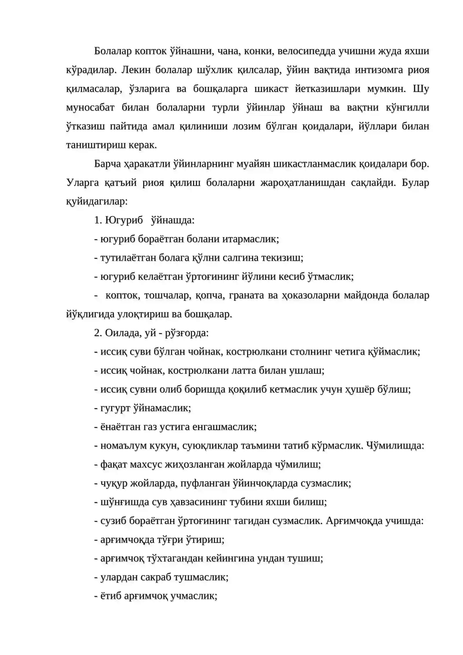 Бахтсиз ҳодиса ва уларни олдини олиш 3