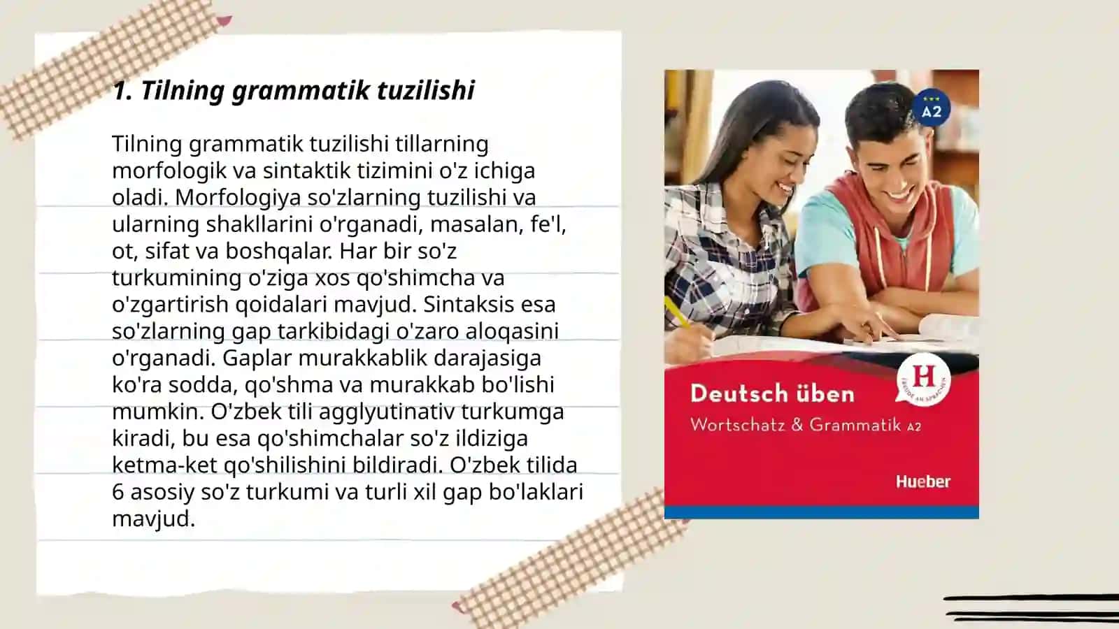 Tilning grammatik tizimlari 3