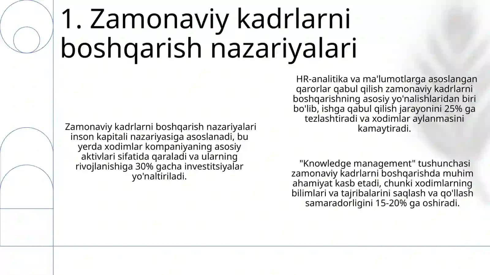 Xodimlarni boshqarish nazariyasi evolutsiyasi 3