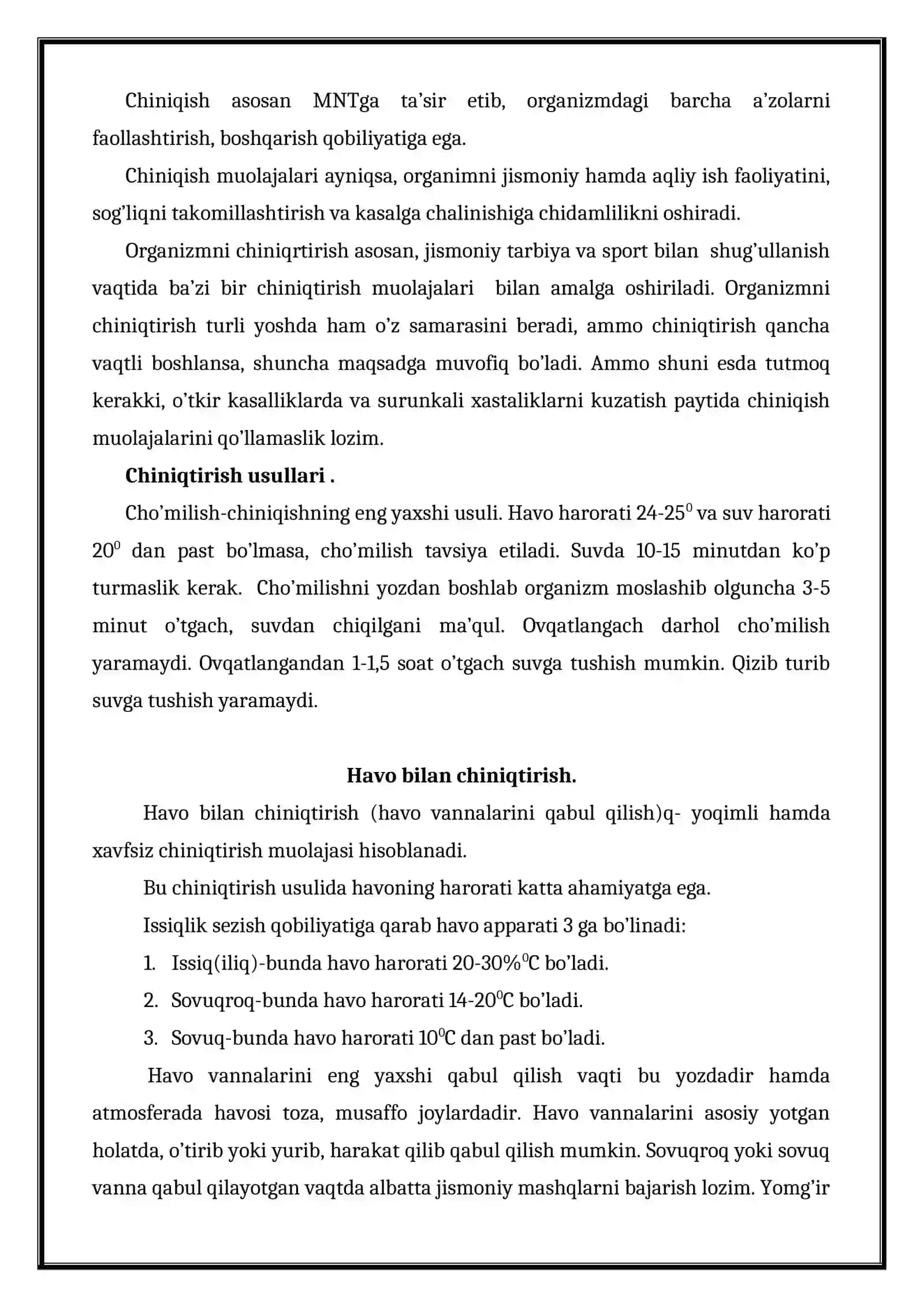 Salomatlik va faol harakatchanlik 3