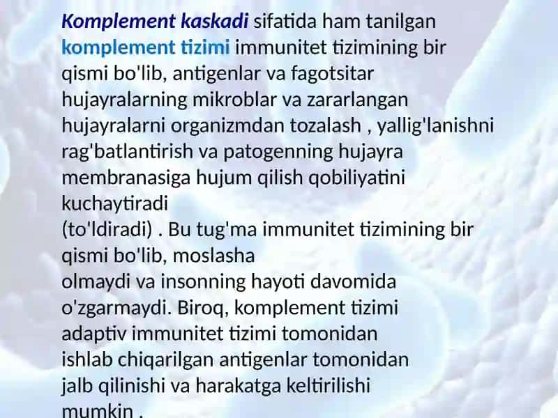 Komplement tizimi 3