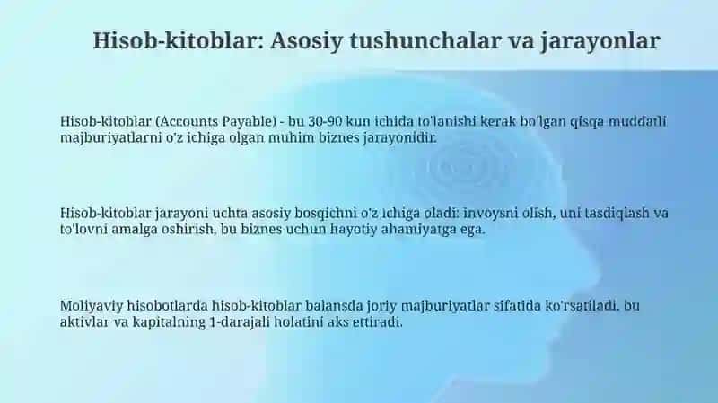 Hisob-kitoblar (Accounts Payable) 3