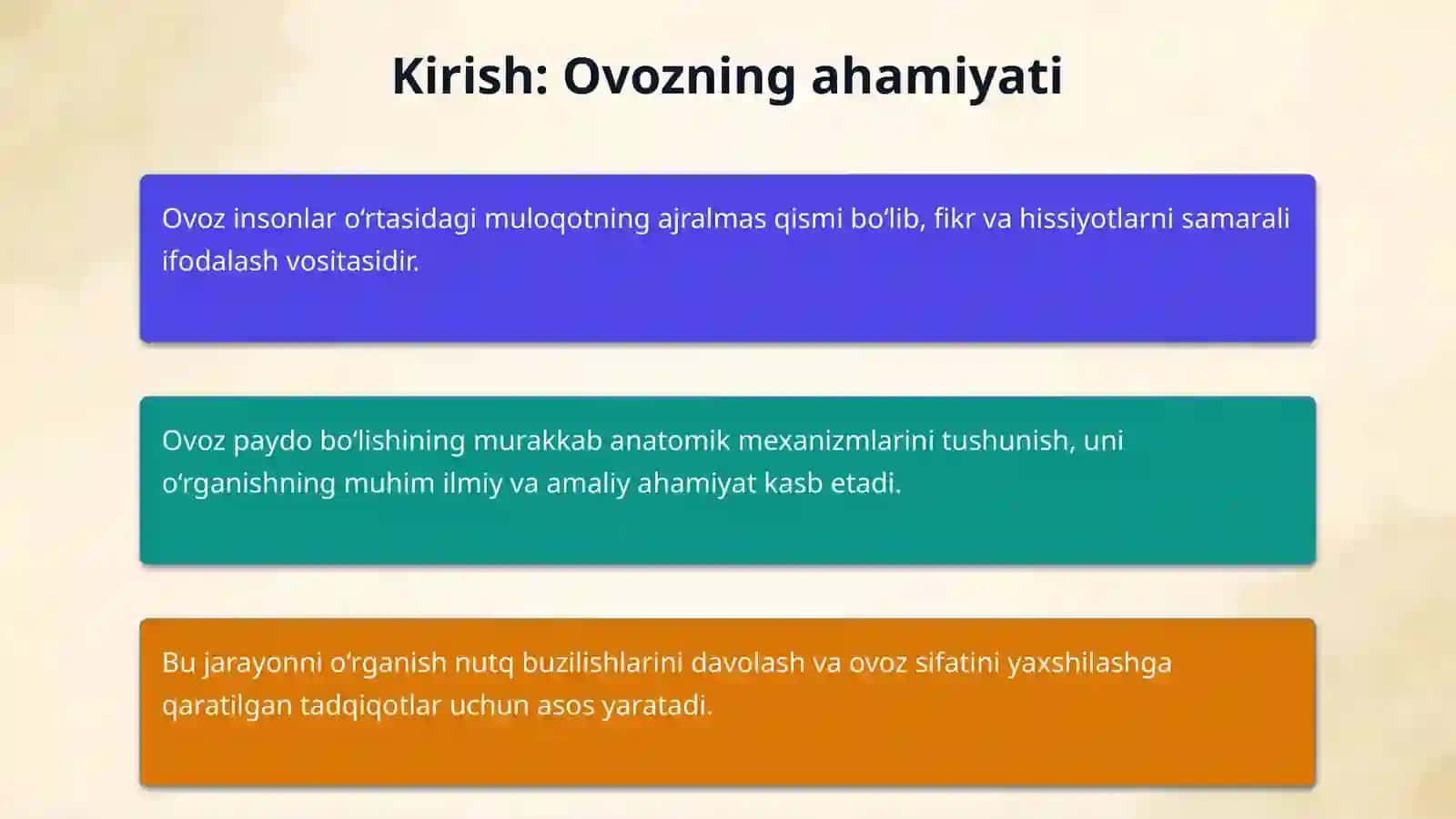 Ovoz paydo boʻlishi mexanizmi 3