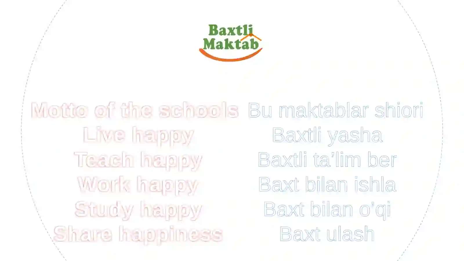Biz baxtli maktablar 3