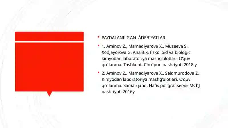 Analitikaliqximiyapáninin paydaboliwi hamrawajlaniwi 3