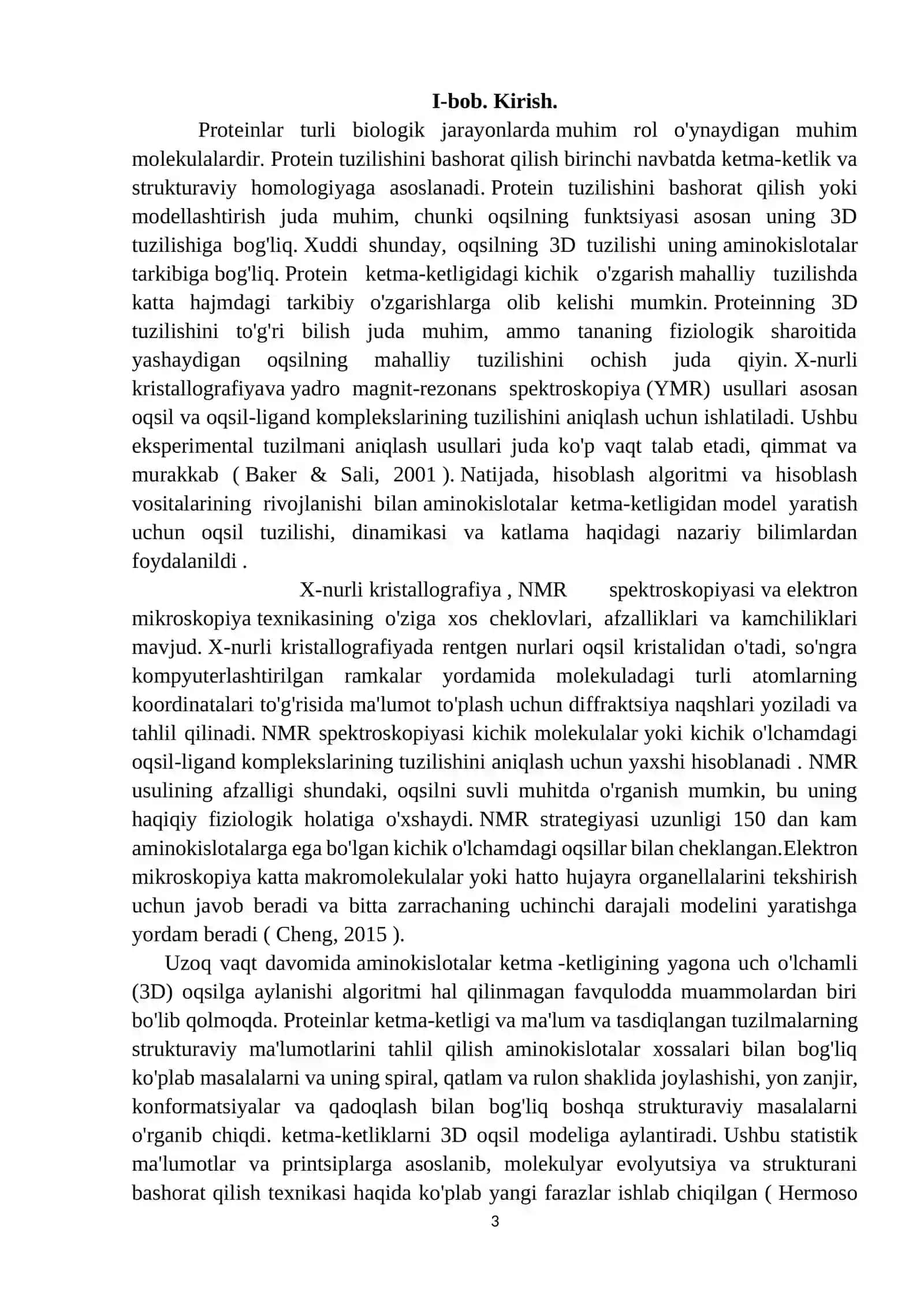 BIOINFORMATIKA KURS ISHI 3