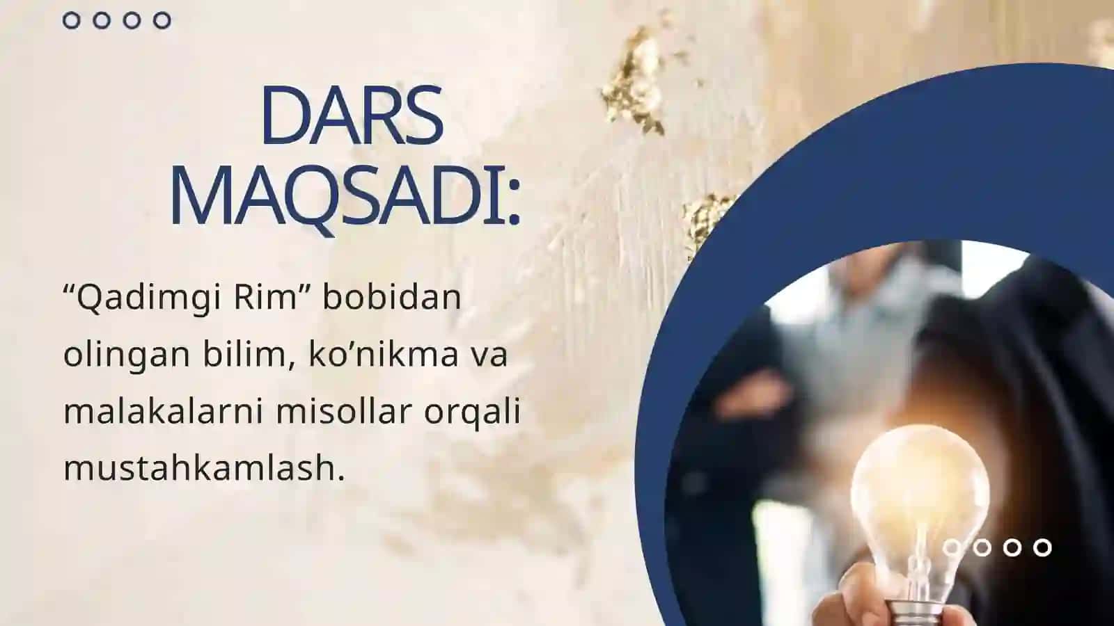 6-sinf Tarix fanidan dars ishlanma. Qadimgi Rim madaniyati 3
