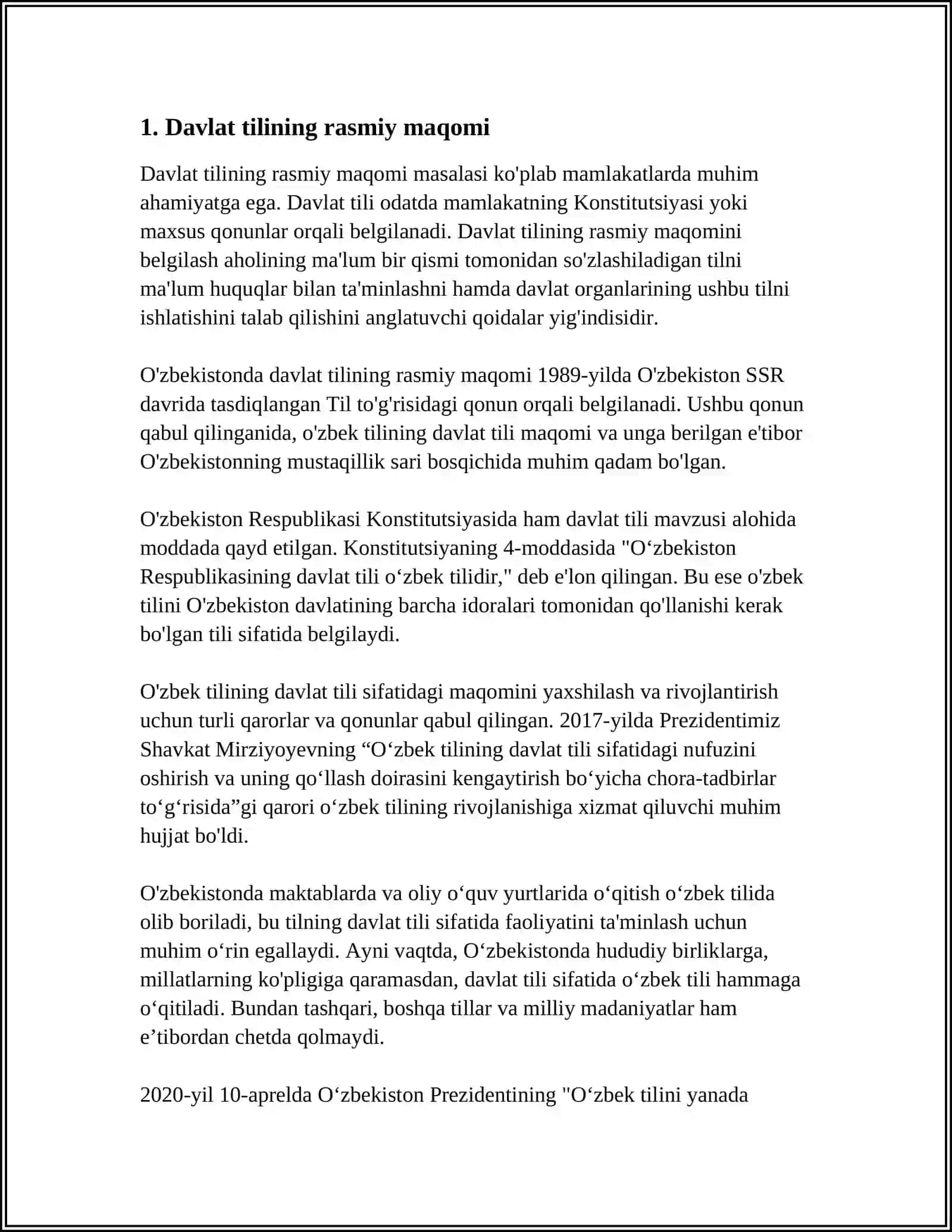 YANGI ÒZBEKISTONDA DAVLAT TILI 3