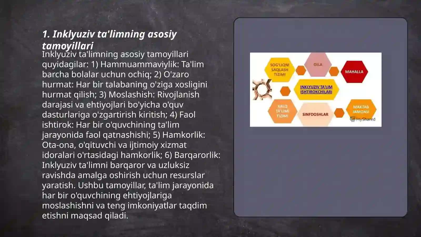 Inklyuziv ta'limning asosiy tamoyillari 3