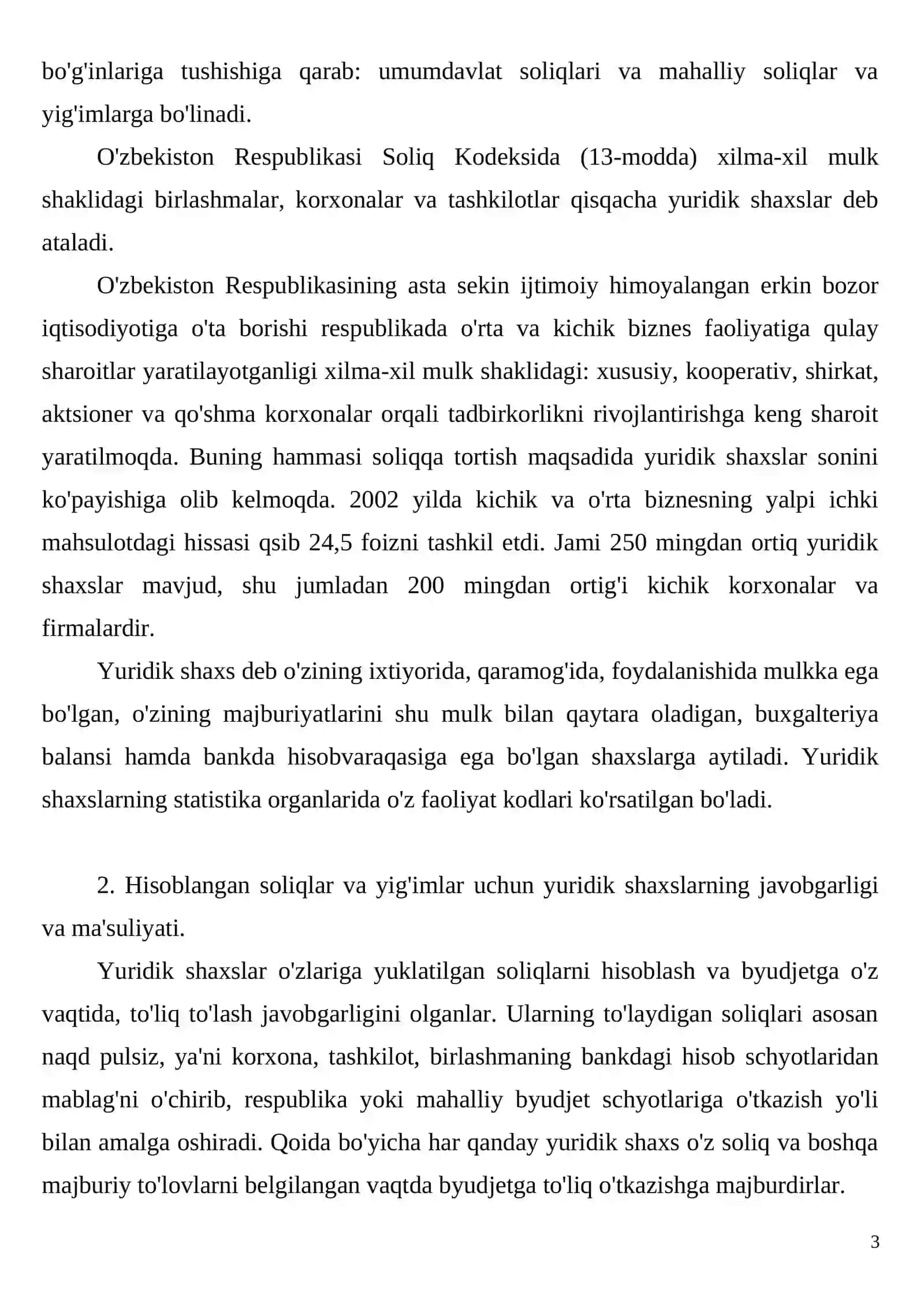 Соликлардан Юридик шахс 3