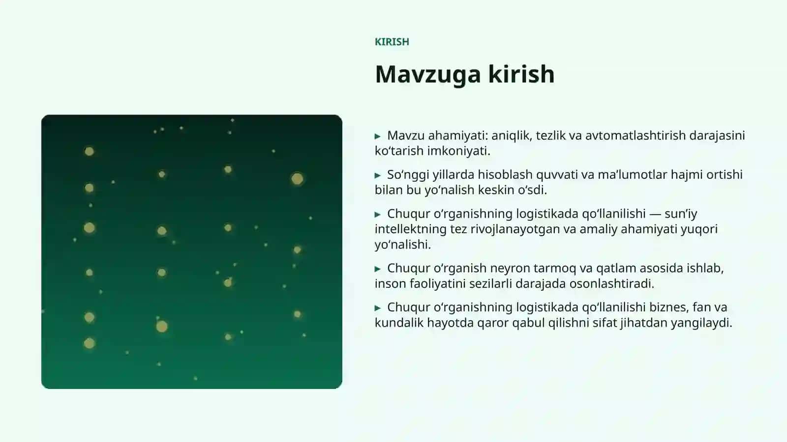 SUNʼIY INTELLEKT • PROFESSIONAL TAQDIMOT 3