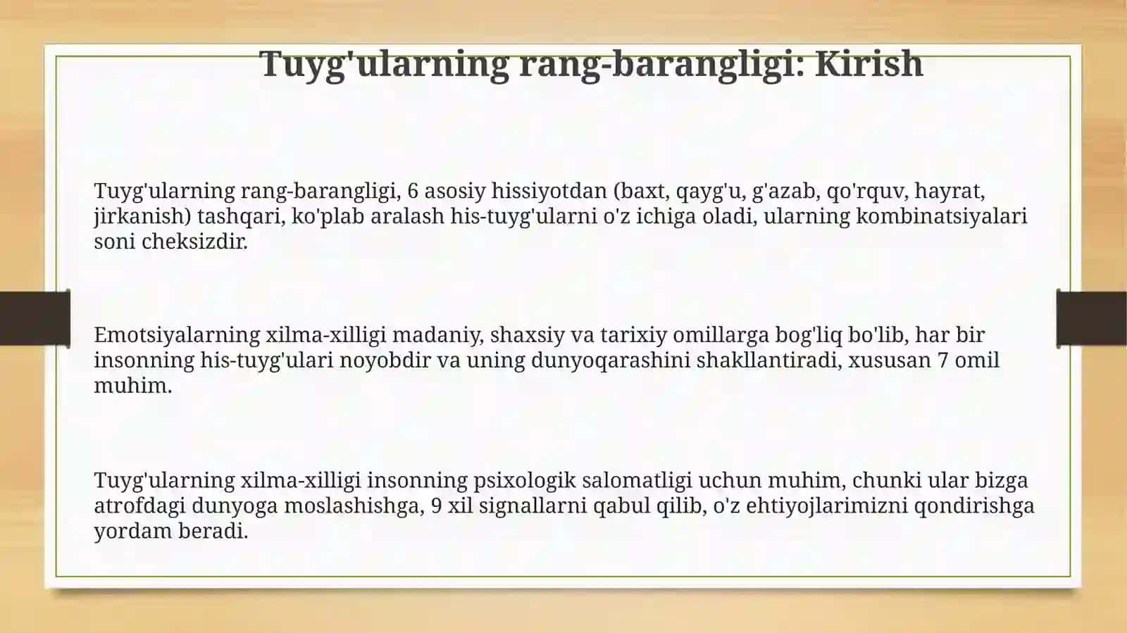 Tuyg'ularning rang-barangligi 3