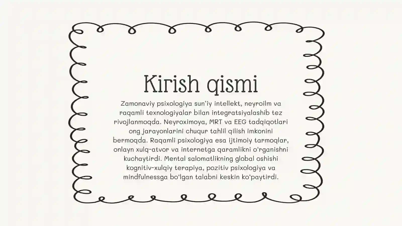 Psixologiyaning zamonaviy tendensiyalari 3