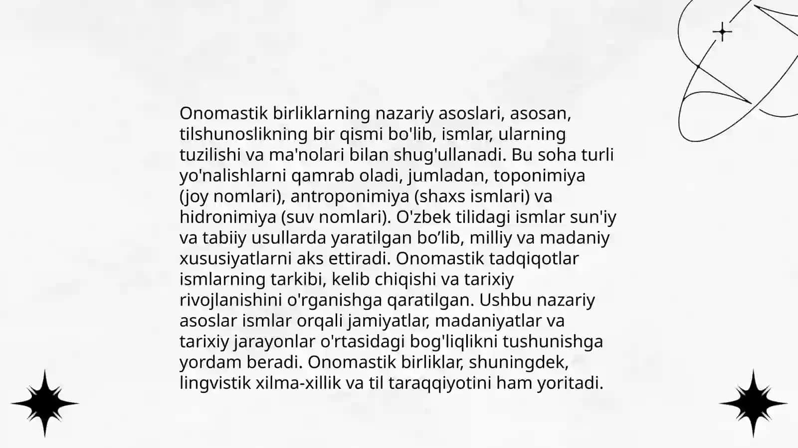 Onomastik birliklarning nazariy asoslari 3