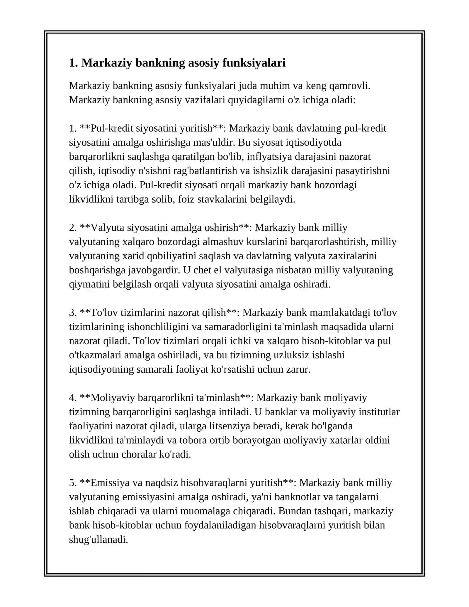 MARKAZIY BANK FAOLIYATI 3