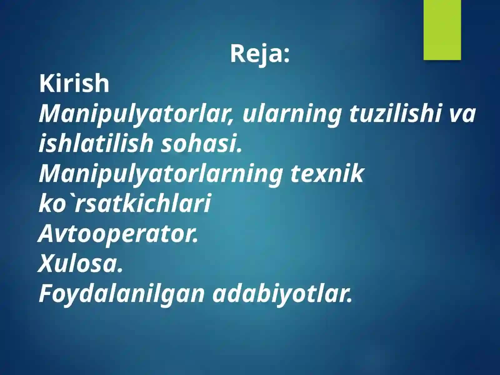 Sanoat robotlarini dasturlash qurolmalari 3