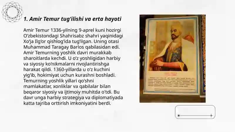 Amir temur hayoti va ijodi, davlat islohotlari va janglari 3