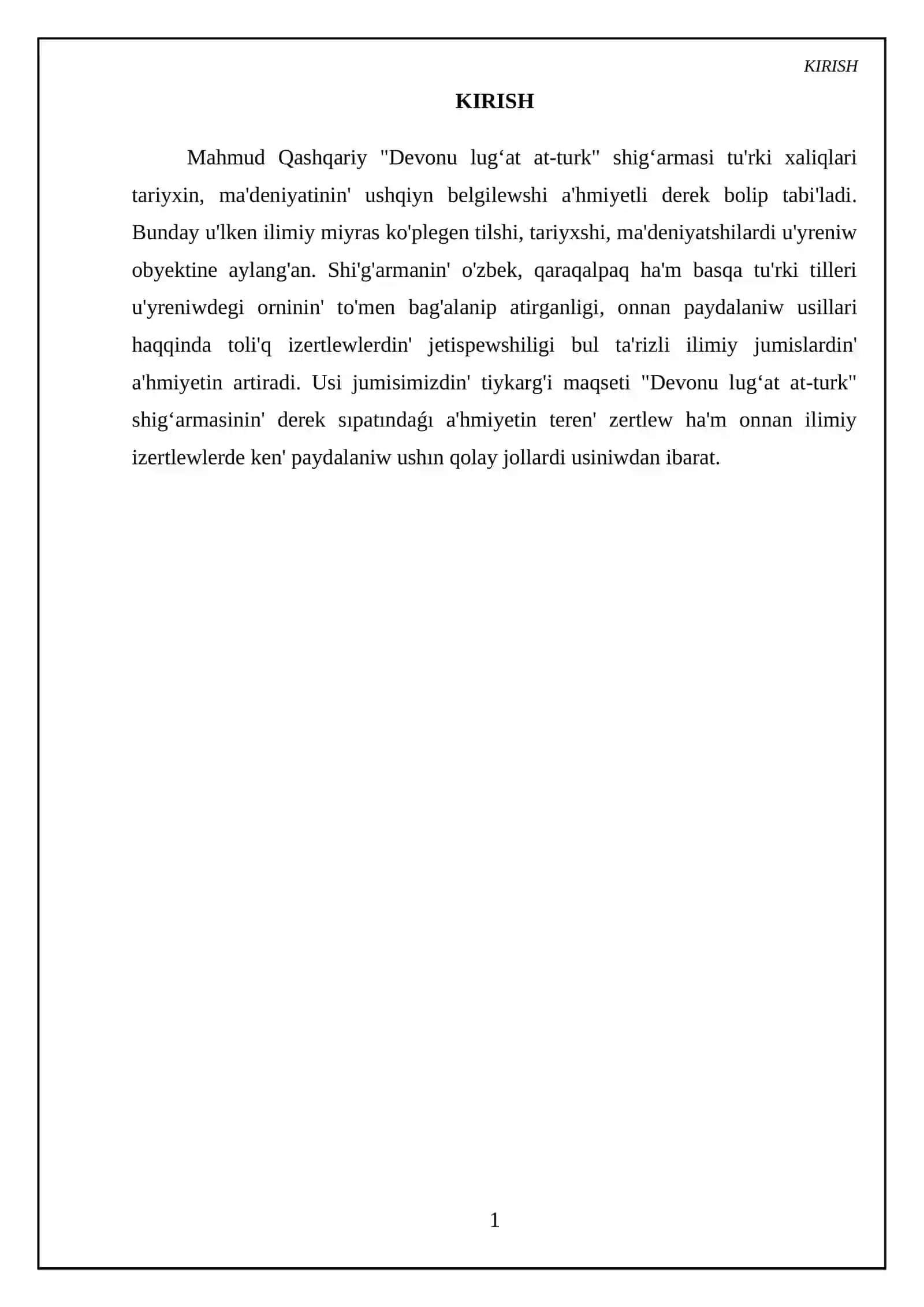 Mahmud Qashqariydin "Devonu lugat at-turk" shigarmasi derek sıpatında 3