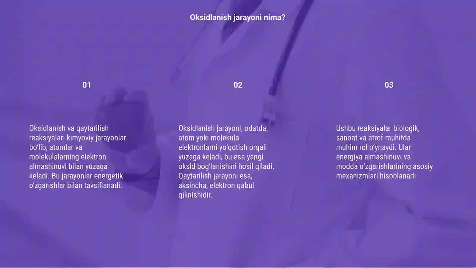 Oksidlanish va qaytarilish reaksiyalari 3