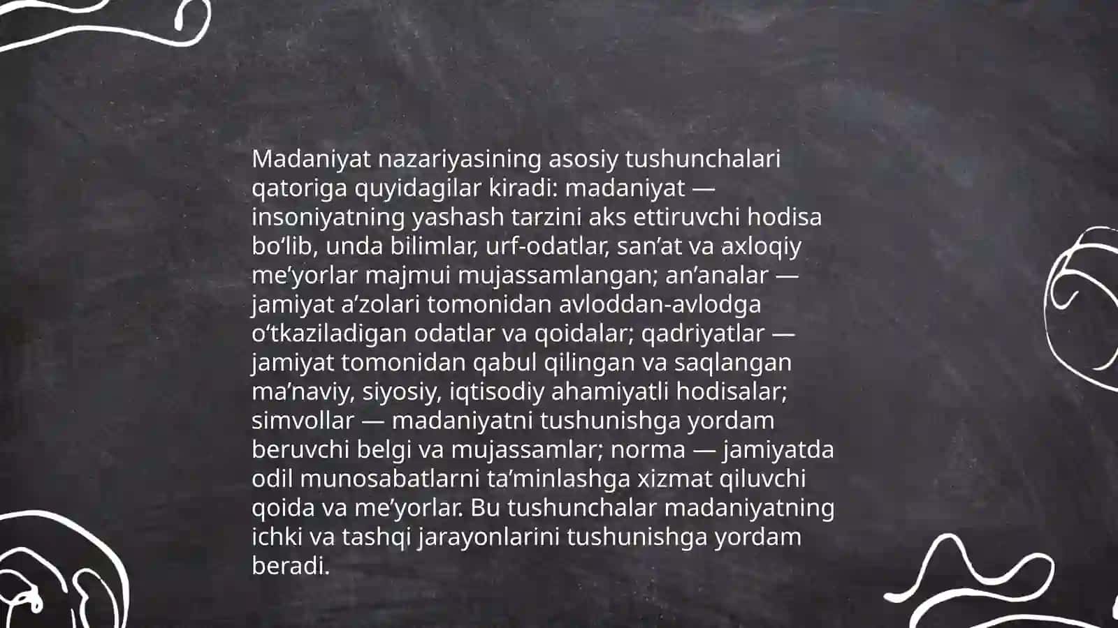 Madaniyat nazariyasi 3