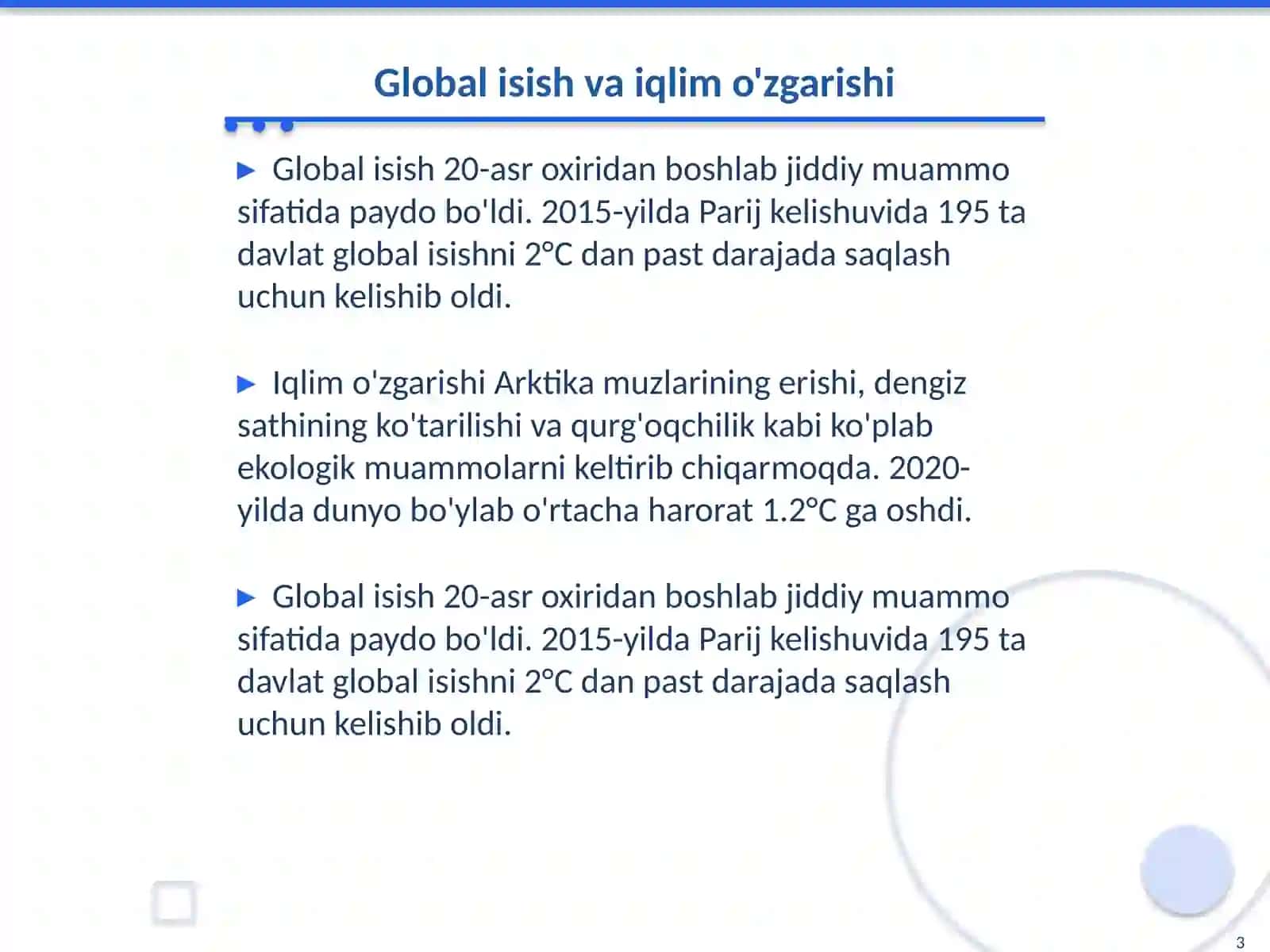 Jahonning ekologik muommolari 3