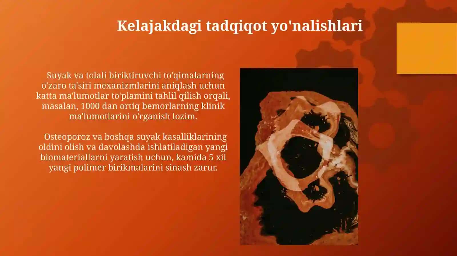 Suyak va Tolali Biriktiruvchi To'qimalarning O'zaro Munosabati 3