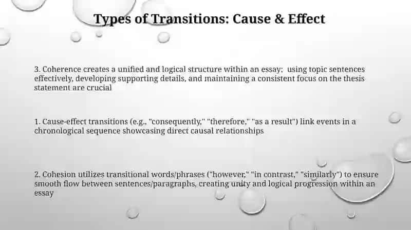Cohesion and Coherence. Transitions in essays 3