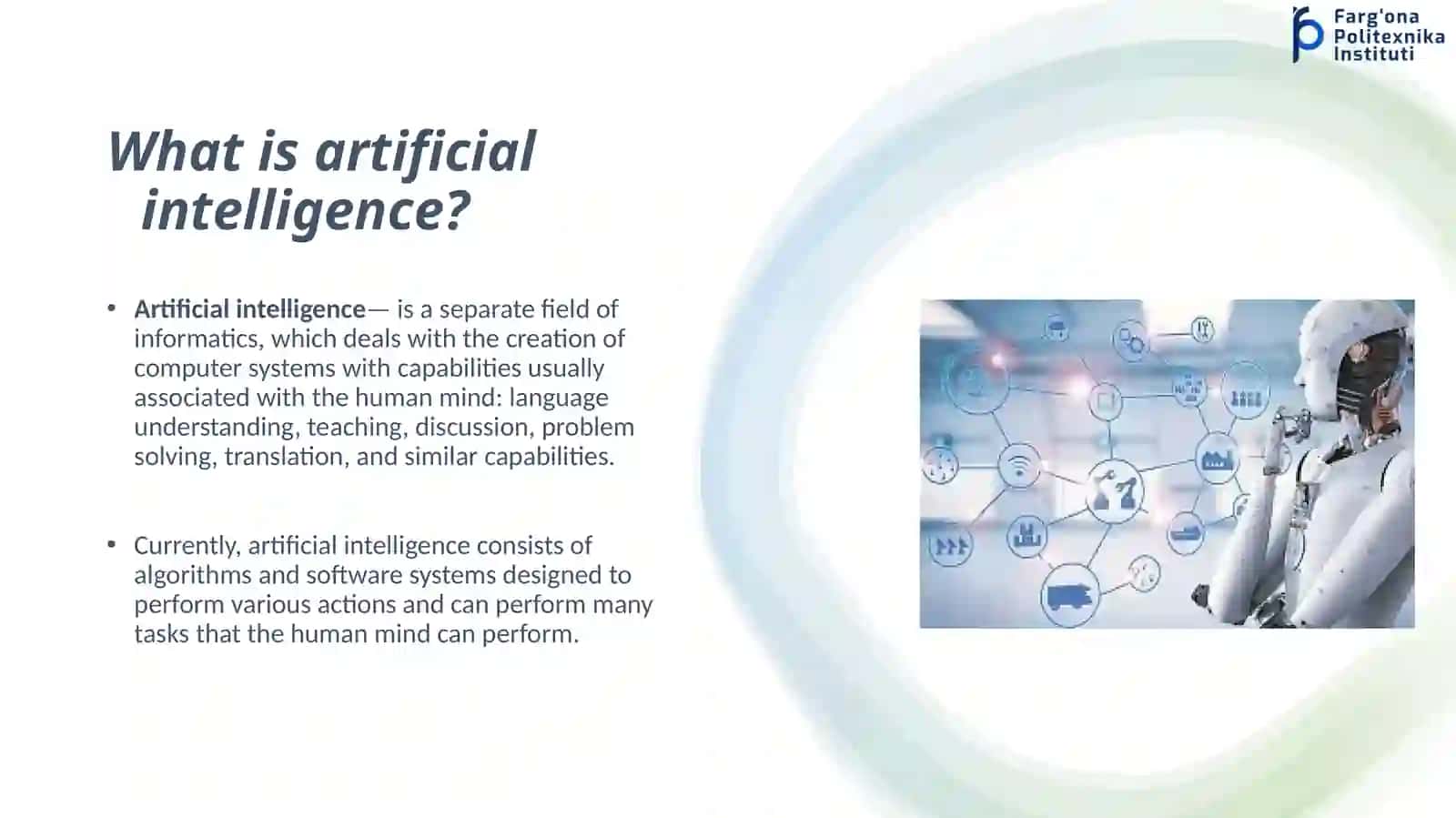 Introduction to AI and General Concepts of Science 3