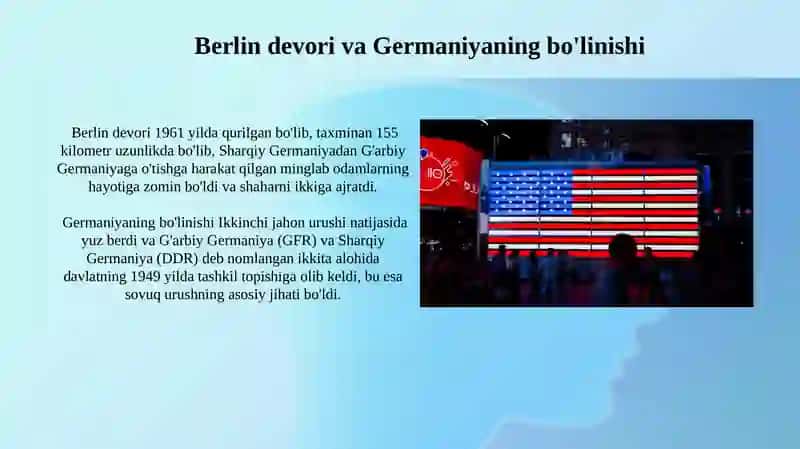 Berlin devori va Germaniyaning bo'linishi 3