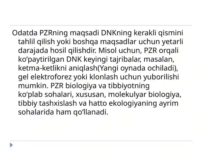 Polimerzanjir reaksiyasi (ПЦР) 3