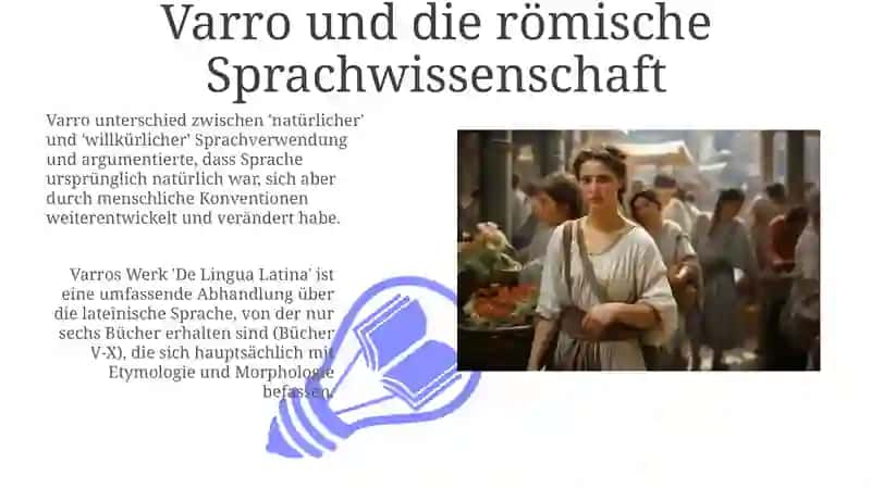 Varro und die römische Sprachwissenschaft 3