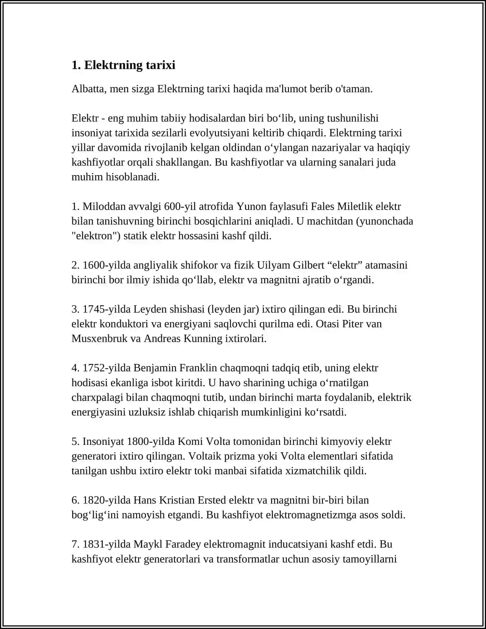 Elektrning Tarixi 3