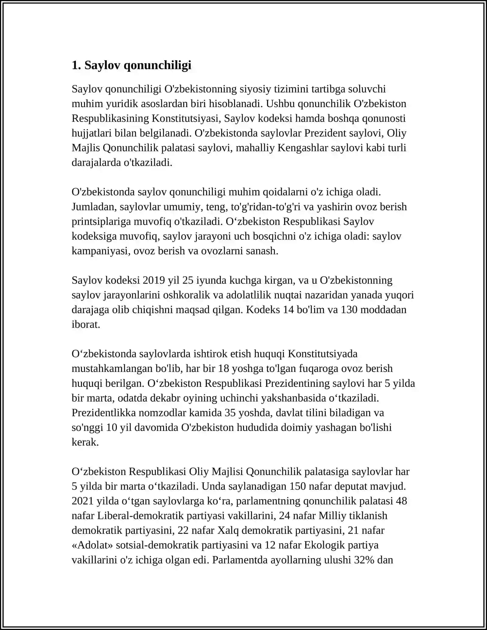 ÒZBEKISTON RESPUBLIKASIDA SAYLOV TIZIMI 3
