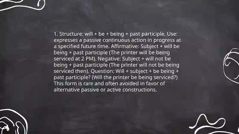 Future Continuos Passive 3