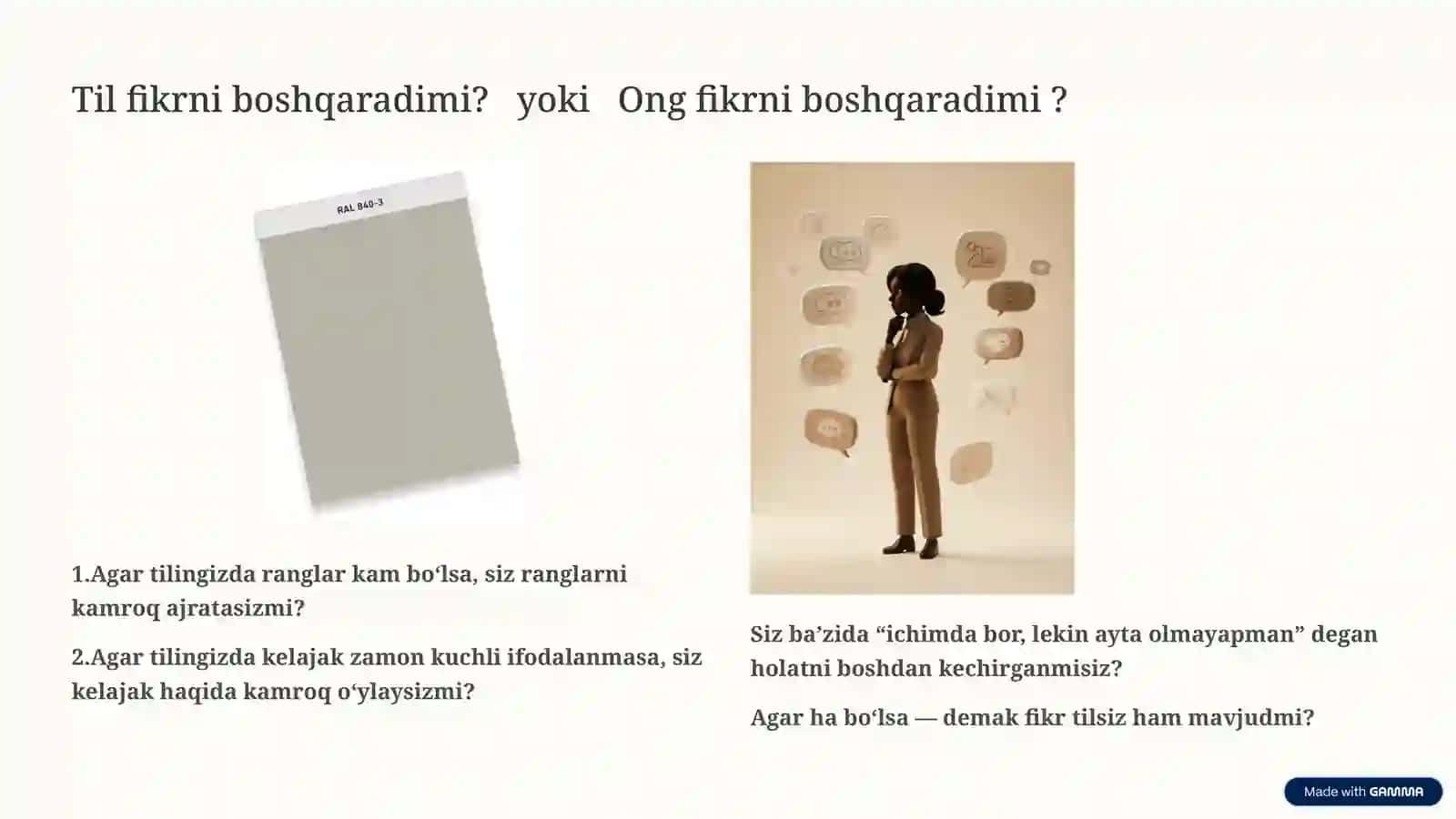 Psixolingvistika: Til va Tafakkurning Sirli Dunyosi 3