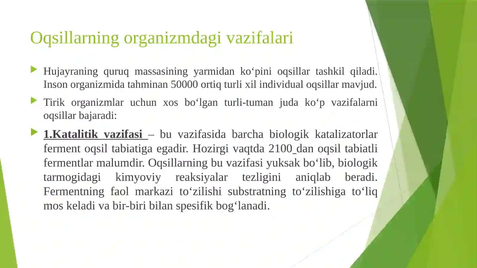 Oqsillar almashinuvi 3