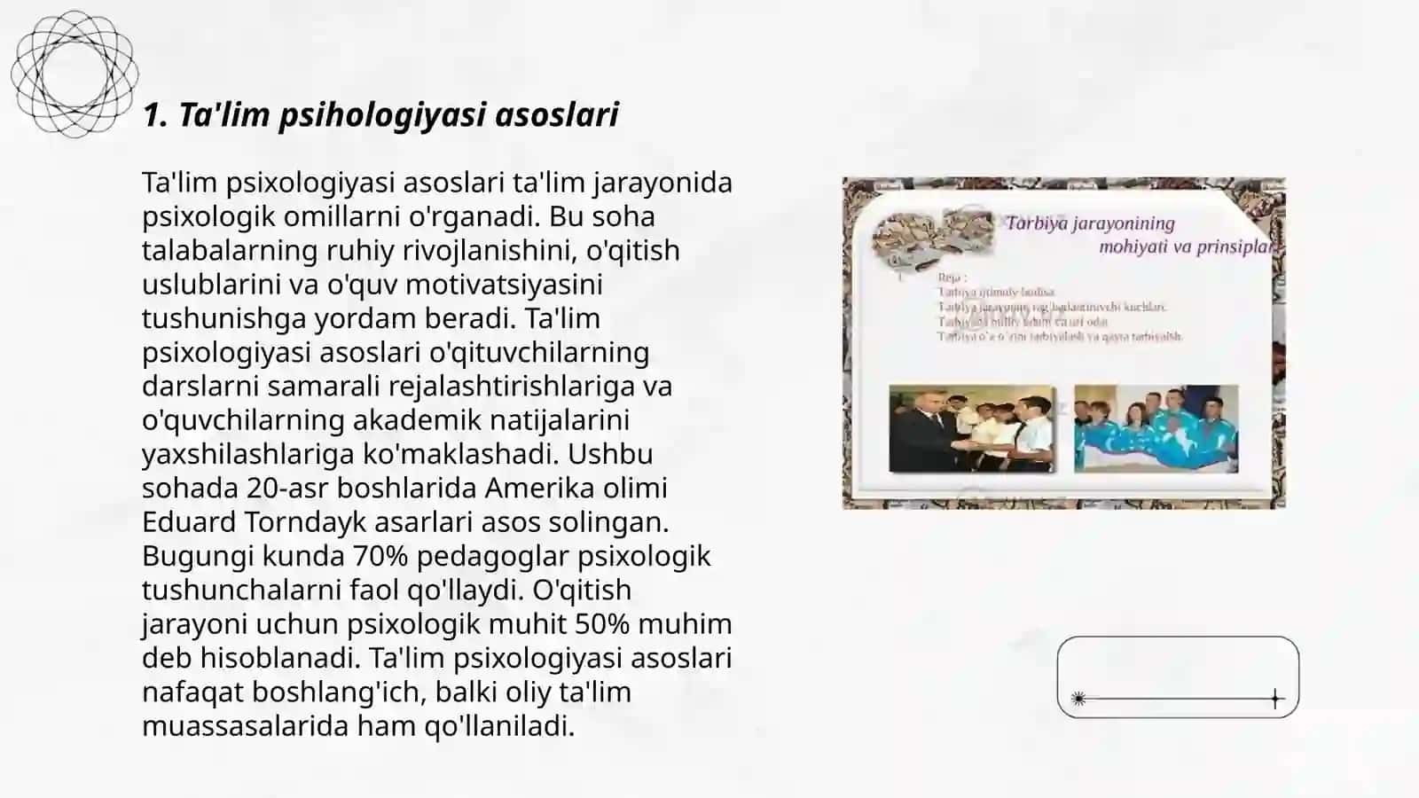 Ta'lim psixologiyasi asoslari 3