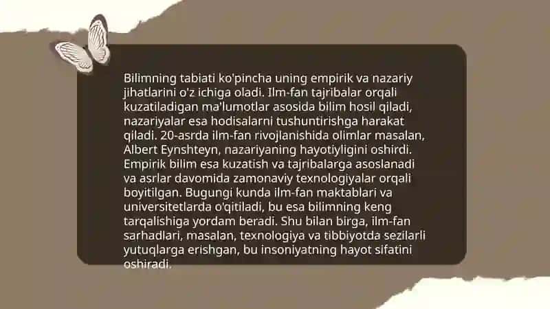 Bilish falsafasi 3