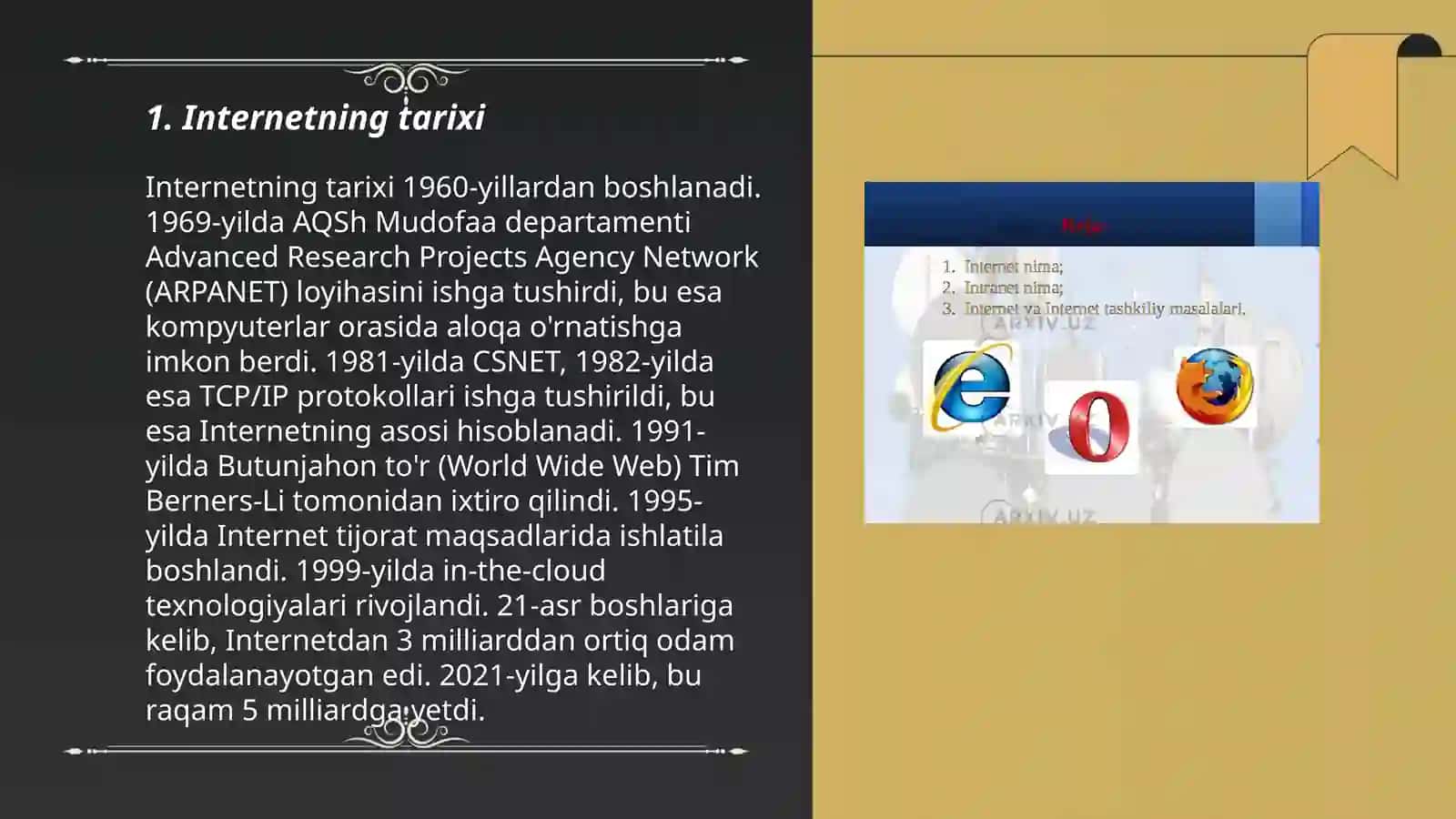 Internet tarmog'i 3