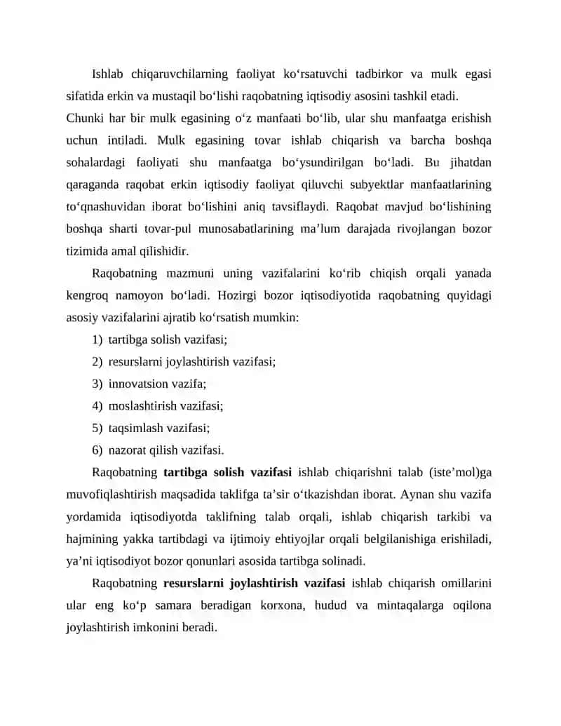 Raqobat va Monopoliya 3