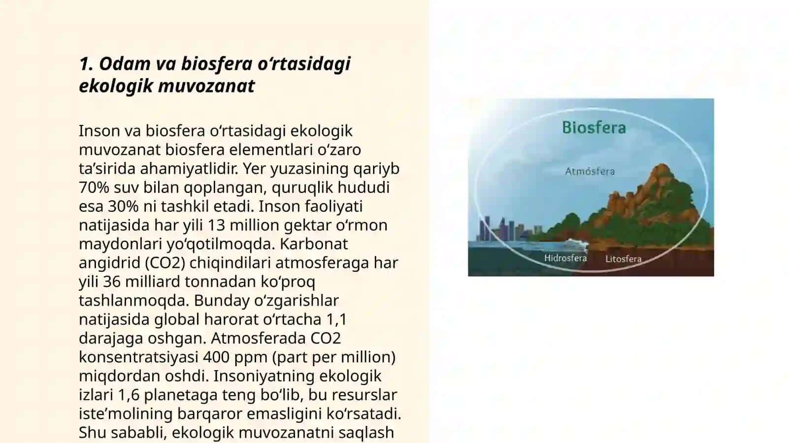 Odam va biosfera 3