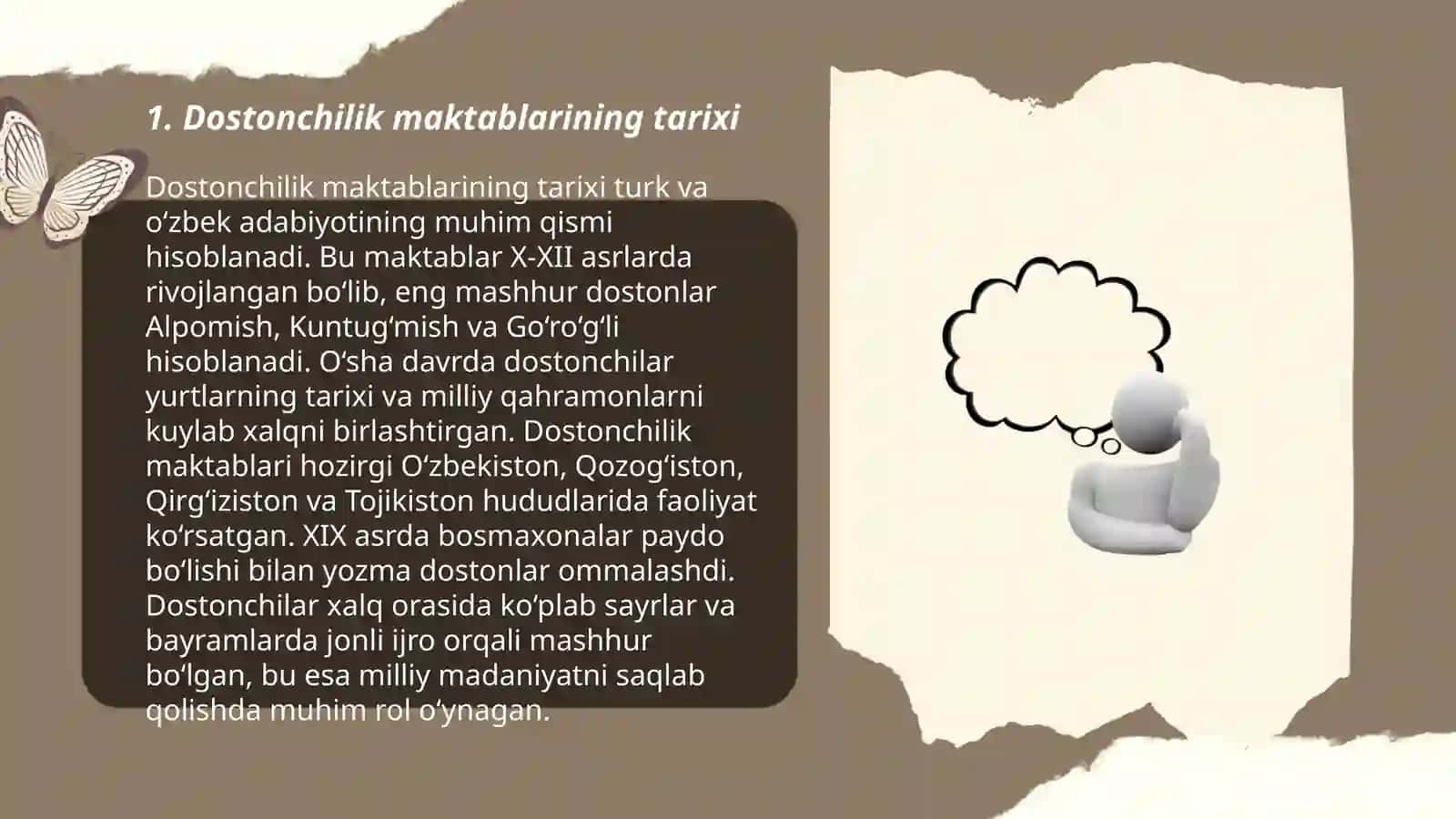 Dostonchilik maktablari haqida 3