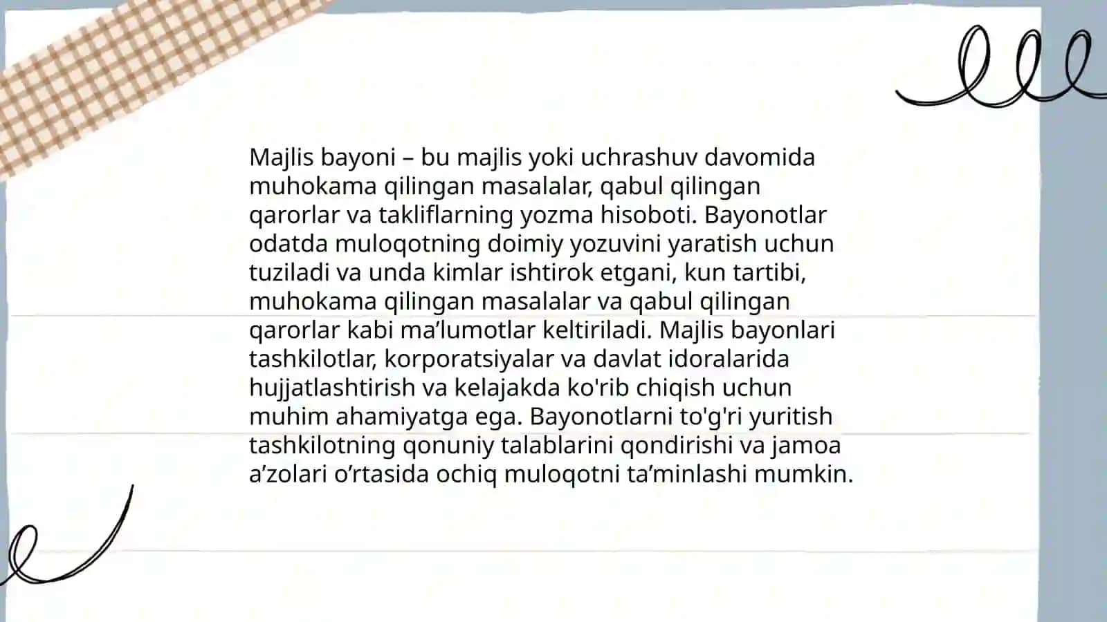 Majlis bayoni va majlis bayonidan kochirma 3