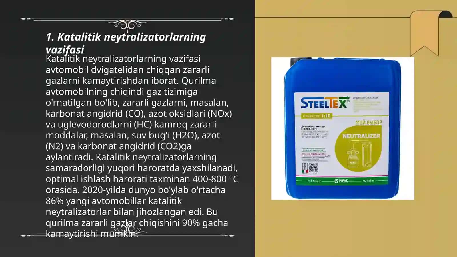 Katalitik neytralizatorlar 3