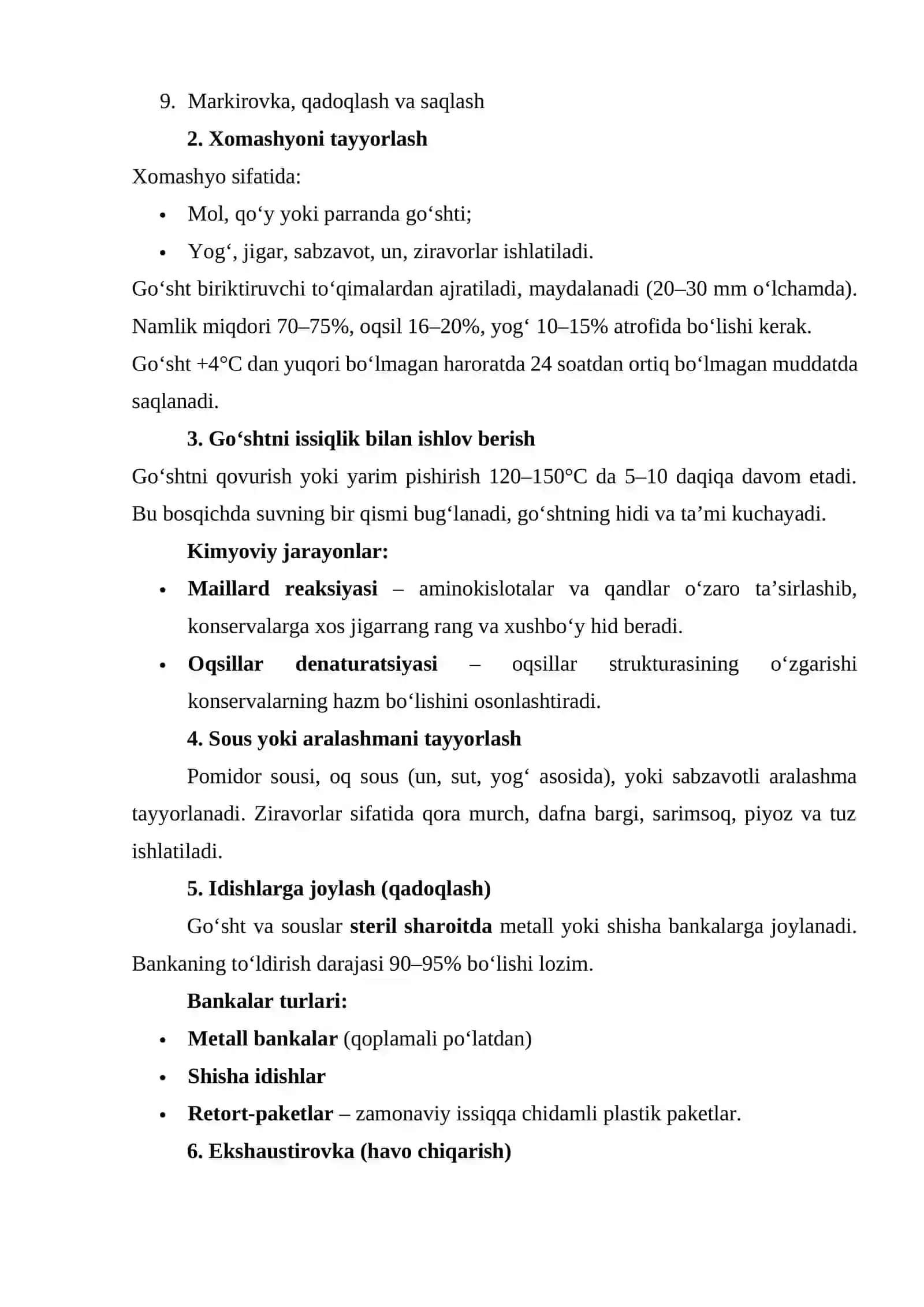 GO‘SHT KONSERVALARI 3