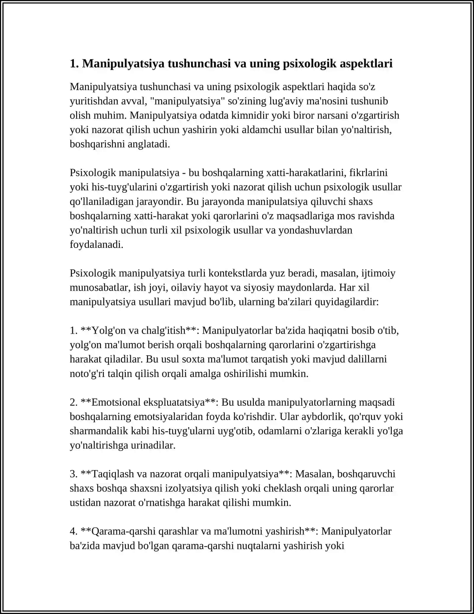 TAʼSIR PSIXOLOGIYADA MANIPULYATSIYA 3