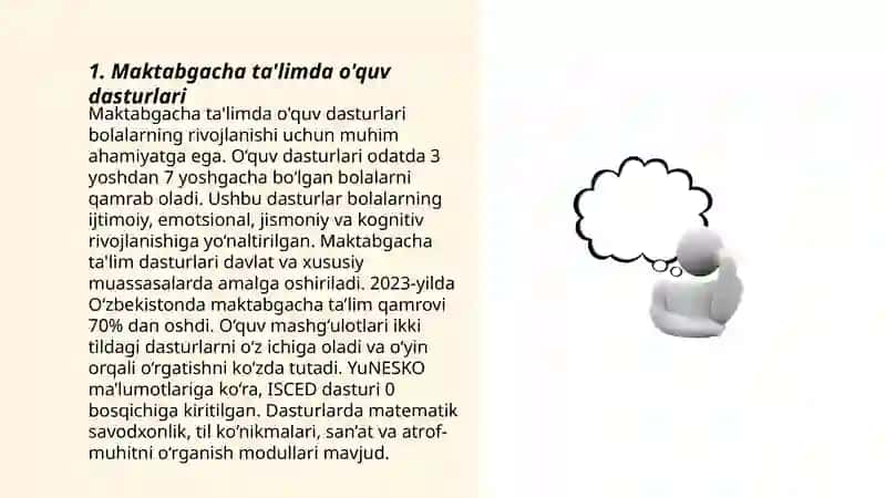 Maktabgacha ta'lim tashkilotlarida talim shakli 3